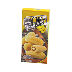 Mochi w rolkach o smaku bananowym  TAIWAN DESSERT 150g | Mochi Cuon  Vi Chuoi 150gx24/krt (270113)
