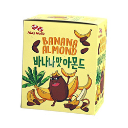 Prażone migdały o smaku bananowym NUTS HOLIC 240gx20szt | Hat Hanh Nhan Vi Chuoi Nuts Holic 20x(8x30g) (19330105)